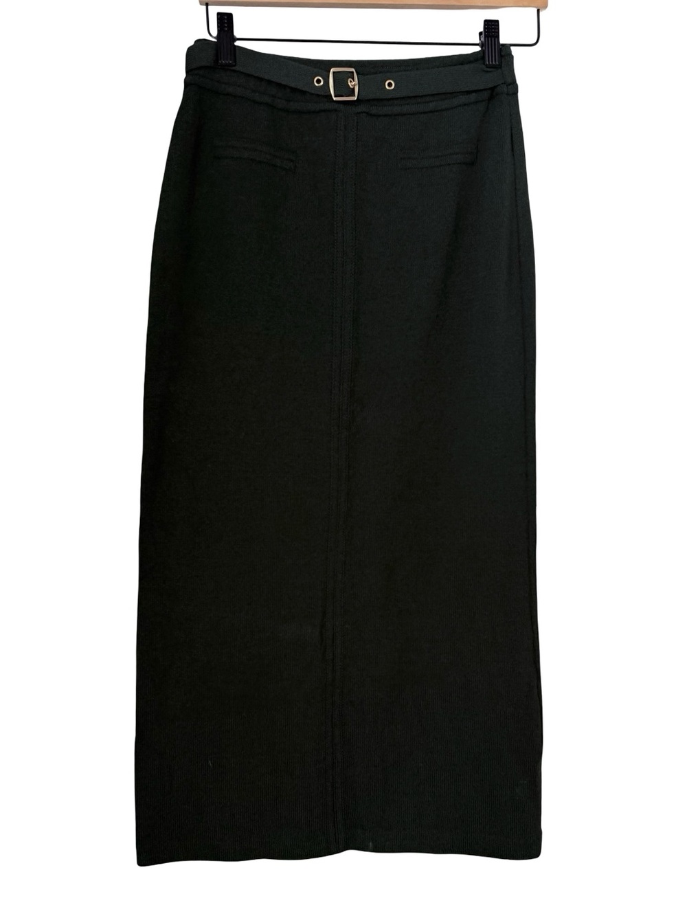 St. John Santana Knit Midi Skirt Sz P/XS
